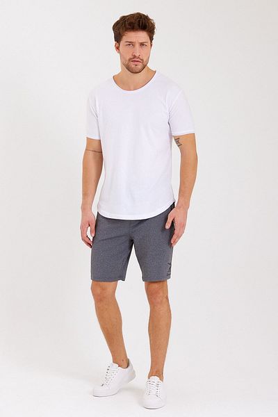 Adams Men's Reflective Logo Regular Fit Sports Shorts with Pockets