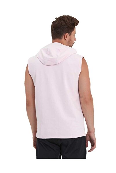 Adams Мъжки суичър без ръкави тип кенгуру с качулка и джоб