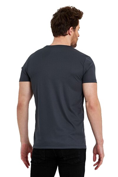 Adams Мъжка спортна светлоотразителна тениска от полиестер с щампа