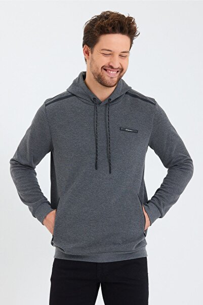 Adams Hanorac cu buzunar cu tăietură obișnuită cu glugă Grimelange