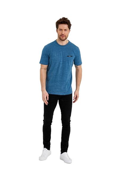 Adams Tricou cu mânecă scurtă cu logo neimprimat pentru bărbați