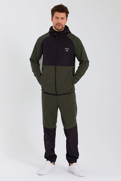 Adams New Shield Khaki Men's Hooded Tracksuit Set
