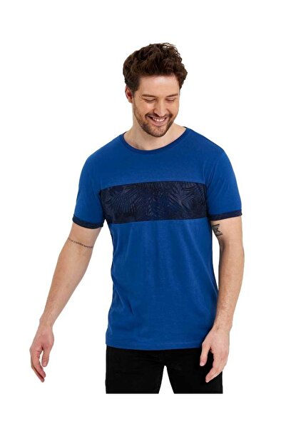 Adams Чоловіча футболка з коротким рукавом з візерунком з гребінцем