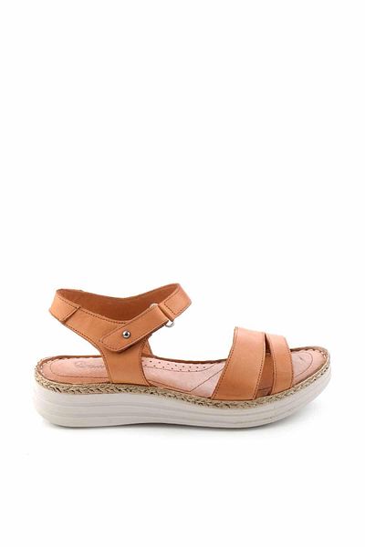 Bambi Taba Leather Women's Sandals K05112156503