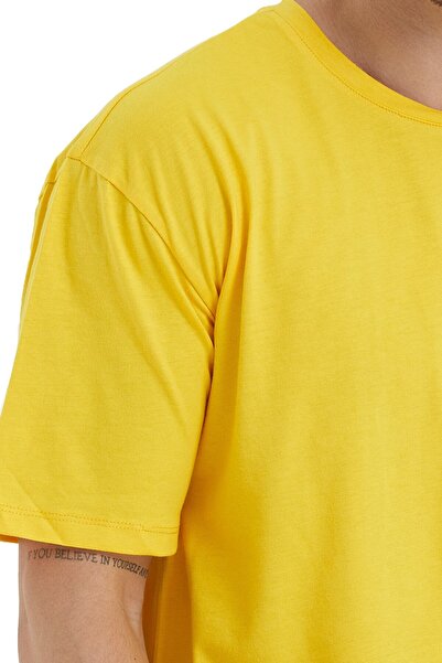 Adams Ανδρικό μπλουζάκι Basic Oversize Crew Neck 100% βαμβακερό κοντομάνικο