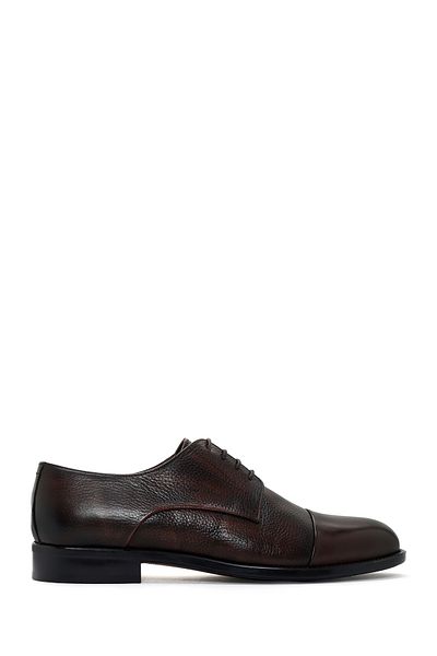 Derimod Men's Brown Lace-Up Leather Classic Shoes 25Sfd6206Ft