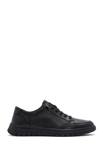 Derimod Men's Black Lace-Up Leather Casual Shoes 25Sfd694918