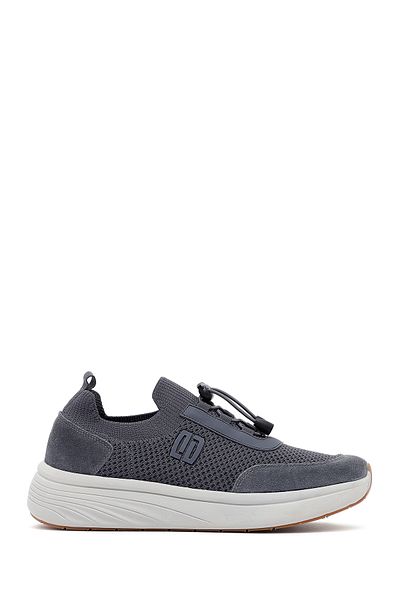Derimod Zero Men's Gray Thick Sole Fabric Sneaker 25Sfd69506F