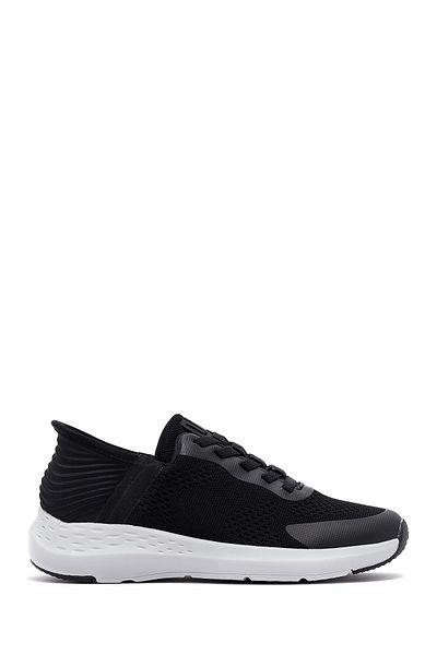 Derimod Zero Men's Black Thick Sole Fabric Sneaker 25Sfd69486F