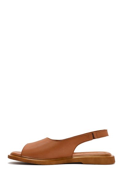 Derimod Women's Tan Genuine Leather Sandals 25Sfd363218