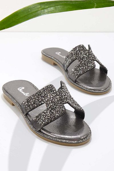 Bambi Anthracite Women's Slippers K04913026287