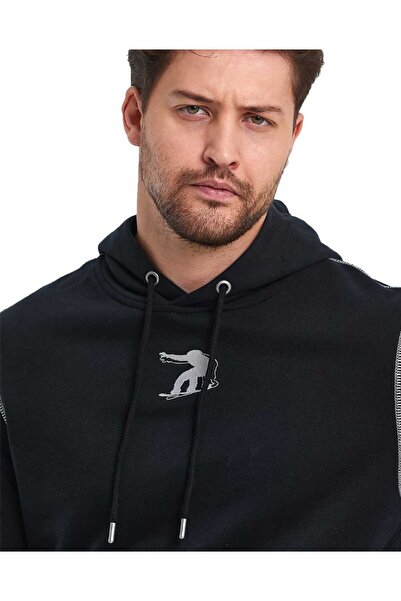 Adams Сив суитшърт с бродерия и лого за сноуборд