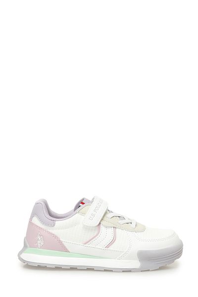 U.S. Polo Assn. Numa 5Fx White Girls' Sneakers
