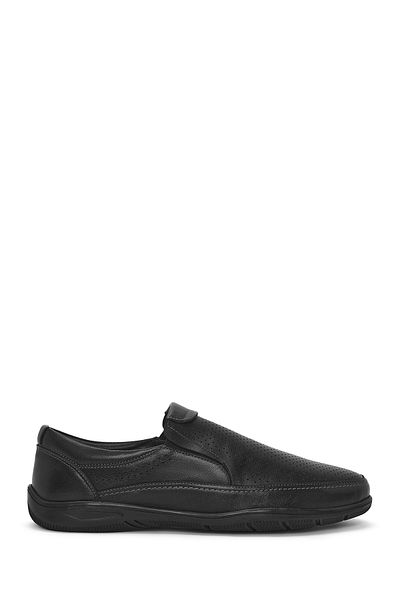 Derimod Men's Black Leather Genuine Leather Casual Penny Loafer Shoes Casual Daily Shoes 25Sfd711218