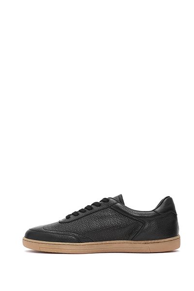 Derimod Men's Black Lace-Up Leather Sneaker 25Sfd7507Ft