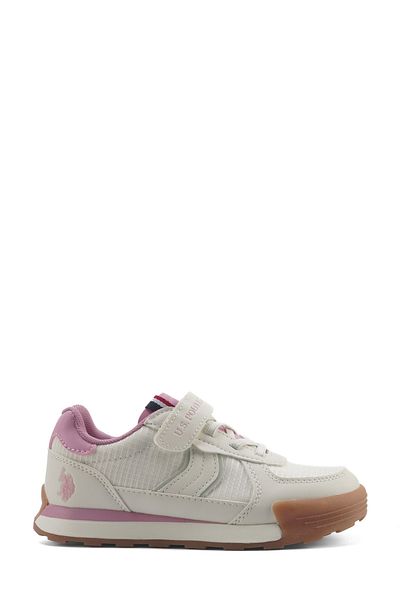 U.S. Polo Assn. Numa 5Fx White Girls' Sneakers