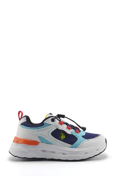U.S. Polo Assn. SANTANA JR 5FX Pantofi sport albi pentru bărbați