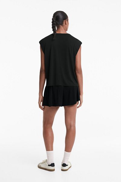 Oysho Modal blend sleeveless T-shirt