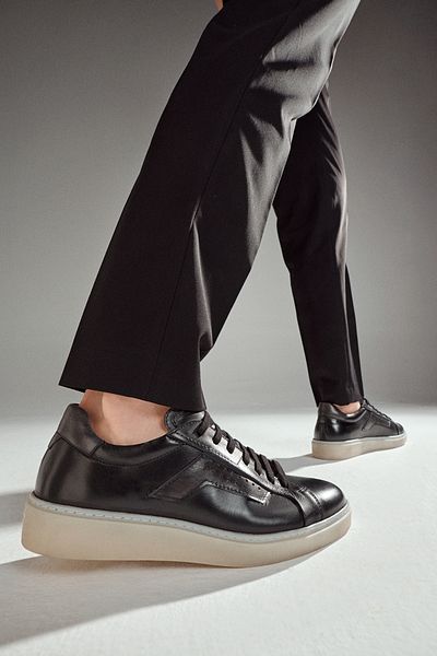 Derimod Men's Brown Lace-Up Leather Sneaker 25Sfd 740418