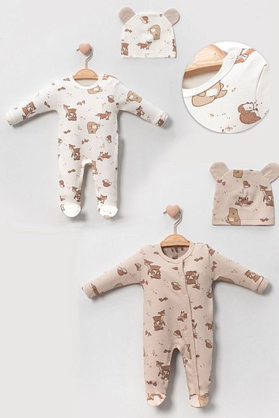 Cherub Baby Baby Double Rompers Set