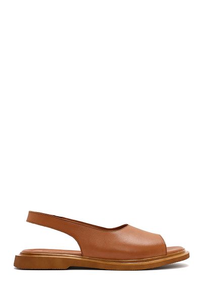 Derimod Women's Tan Genuine Leather Sandals 25Sfd363218