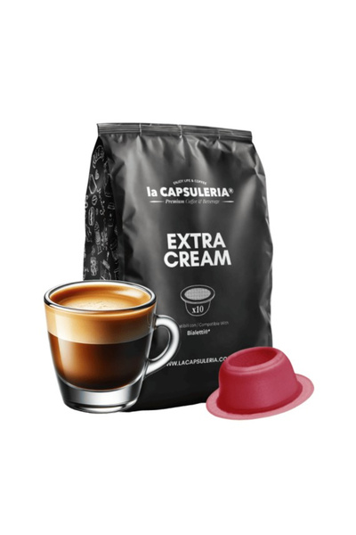 La Capsuleria Cafea Cremă Extra, 10 capsule compatibile Bialetti®*, La Capsuleria