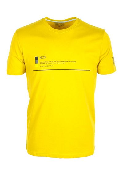 NCS Men's T-Shirt Crew Neck Citrone 100% Cotton Slim Fit Printed T-Shirt Jeans 1943