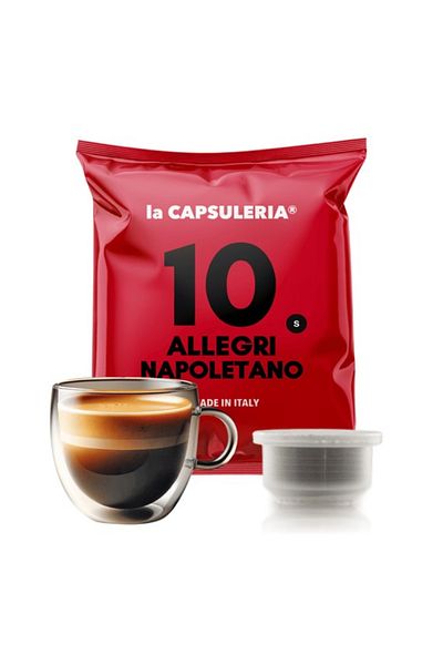 La Capsuleria Cafea Allegri Napoletano, 100 de capsule compatibile Capsuleria,