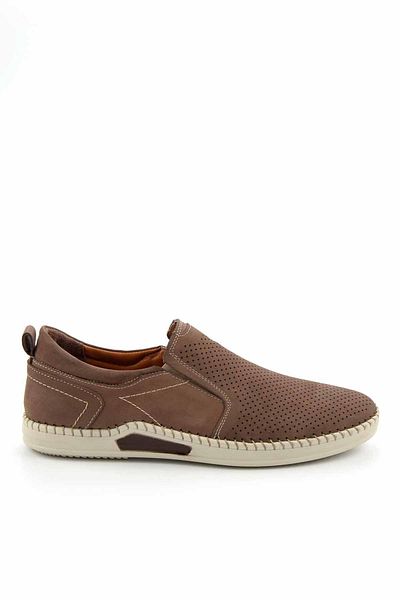 Bambi Καφέ Δερμάτινα Ανδρικά Παπούτσια Casual E01733701501