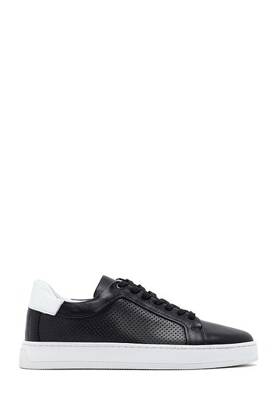 Derimod Men's Black Lace-Up Leather Sneaker 25Sfd750918