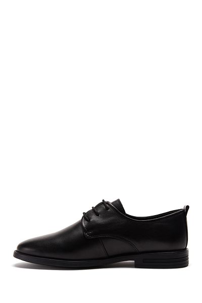 Derimod Men's Black Leather Classic Shoes 25Sfd 710018