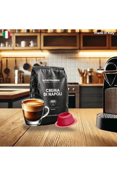La Capsuleria Cafea Crema di Napoli, 10 capsule compatibile Bialetti®*, La Capsuleria