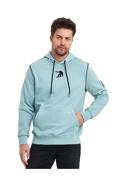 Adams Hanorac gri cu broderie pentru snowboard