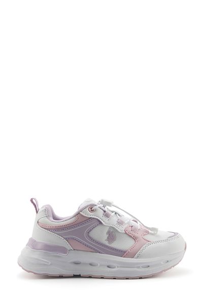 U.S. Polo Assn. SANTANA JR 5FX Pantofi sport albi pentru fete