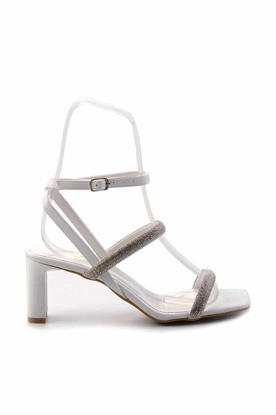 Bambi White Women's Classic Heeled Shoes K05215164909