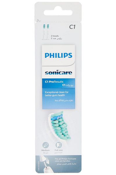 Philips رؤوس استبدال فرشاة الأسنان الأصلية سونيكير Hx6012/07، عبوة من قطعتين