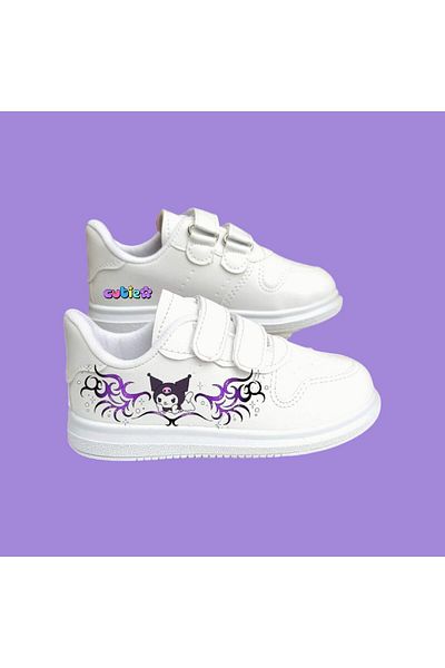 LİASSHOES Pantofi sport pentru copii - Tenis cu aripi cu imprimeu violet