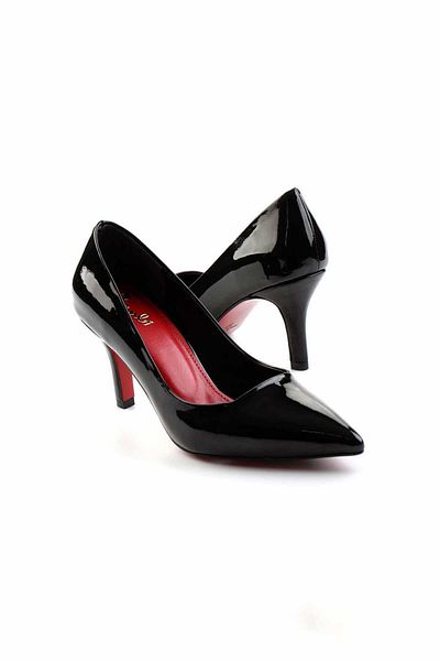 Bambi Pantofi cu toc clasici de damă negri K 01231400908