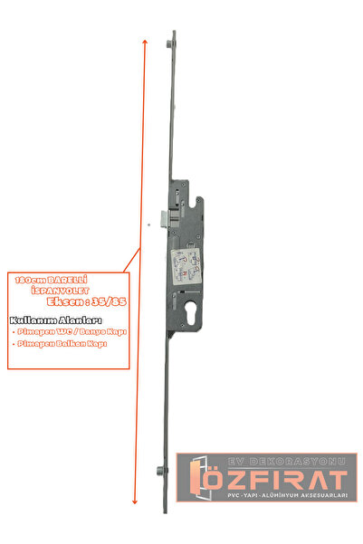 ÖZFIRAT PVC YAPI Pvc Kapı Ispanyolet 180cm-ito Marka