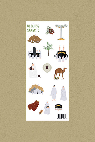 Bi Dünya Haber M5 - Hac Umre Mevsimi - İslami Sticker Paketi