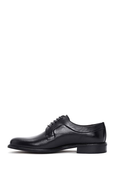 Derimod Men's Black Laced Leather Classic Shoes 25Sfd 601218