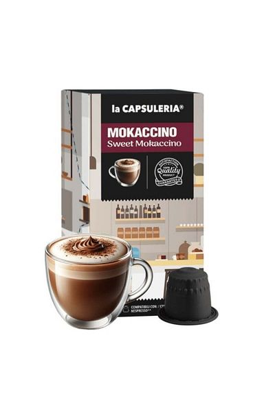 La Capsuleria Mokaccino, 10 capsule compatibile Nespresso, La Capsuleria