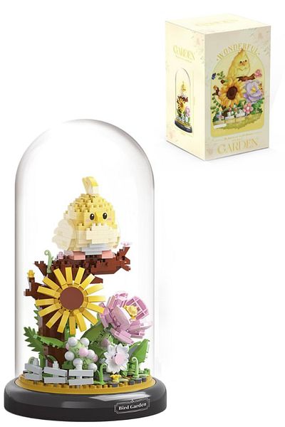 Vagonlife Panlos Yko Series Decorative and Collectible Parrot Model 958 Piece Construction Set -Ffp1281