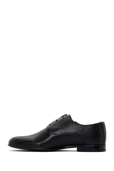Derimod Black Men's Black Lace-Up Leather Classic Shoes 25Sfd6010Ft
