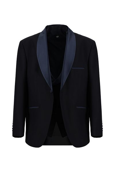 Kiğılı Slim Fit Slim Fit Tuxedo & Groom Suit with Shawl Collar Vest
