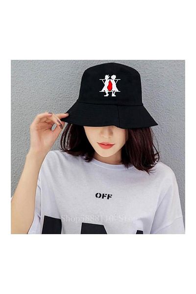 Köstebek Anime Hunter X Hunter Black Bucket Hat