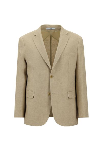 Kiğılı Relax Fit Relaxed Cut Patterned Cotton Linen Blended Jacket