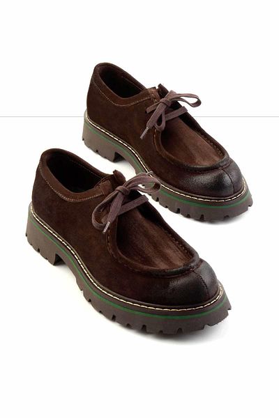 Bambi Brown Leather Men's Casual Shoes E 01901020202