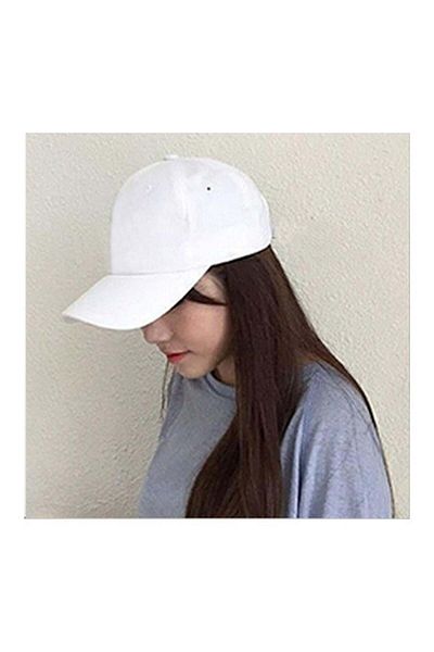 Köstebek Plain White Hat