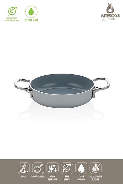 Amboss Sera Nova Fireproof Non-Stick Ceramic Pan 22 cm – Gray